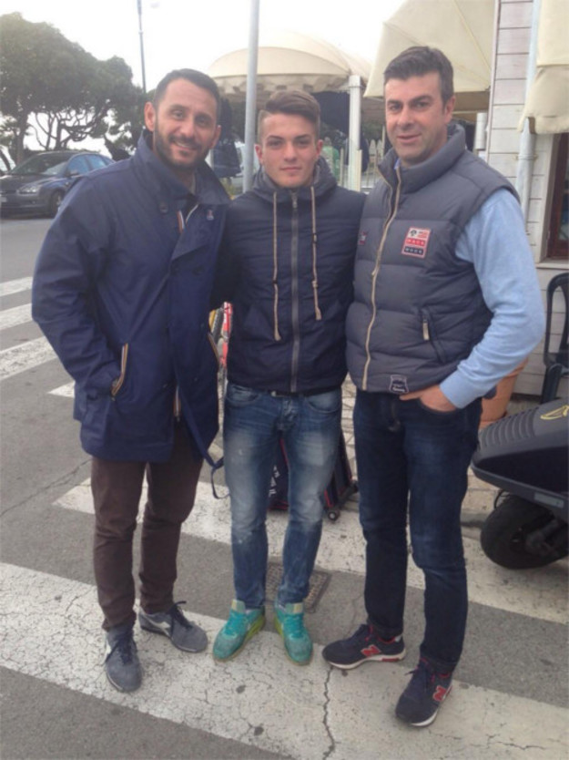 Vitullo, Krasniqi e Sabelli, dg del San Cesareo ©GazzettaRegionale 