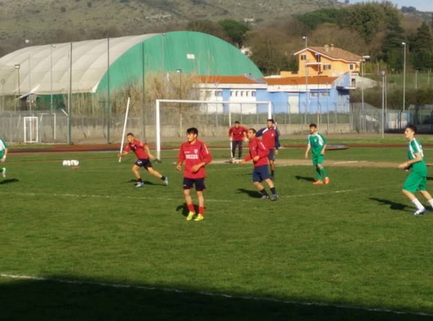 Una fase della gara