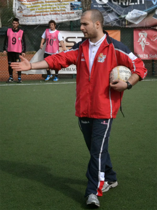Alberto D'Ovidio sul campo