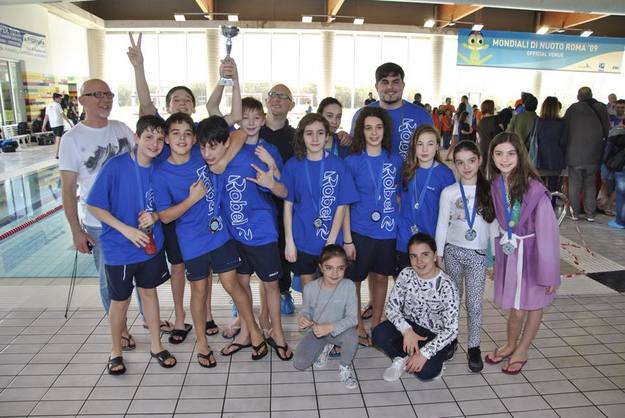 Foto di gruppo per i giovanissimi frascatani