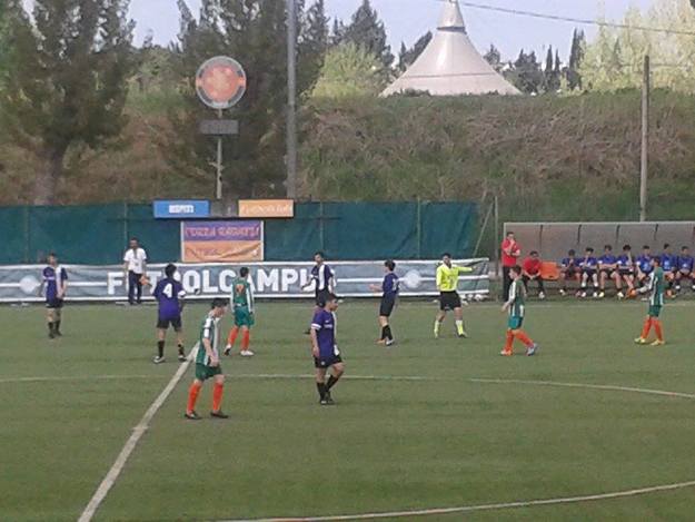 Uno scatto del match