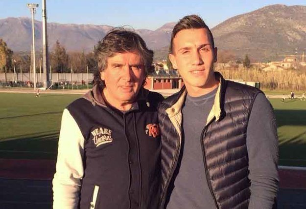 Il presidente Armeni con Daniel Giampaolo
