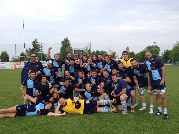 L'esultanza della Lazio