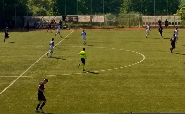 Uno scatto dal match