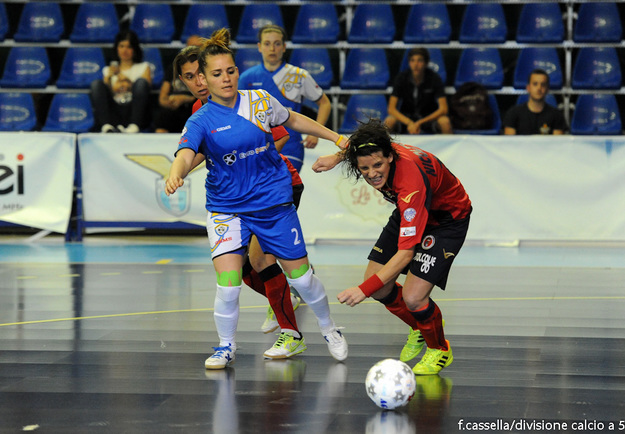 Una fase del match (foto Divisione calcio a 5/Casella)