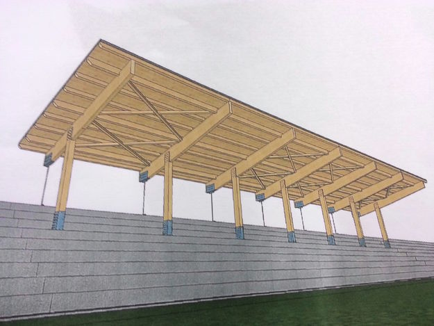 Il progetto della nuova tribuna