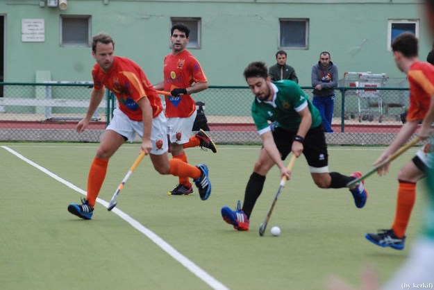 Una fase del match d'andata