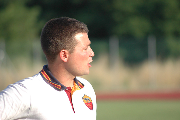 Federico Coppitelli, allenatore degli Allievi Nazionali della Roma ©Gazzetta Regionale