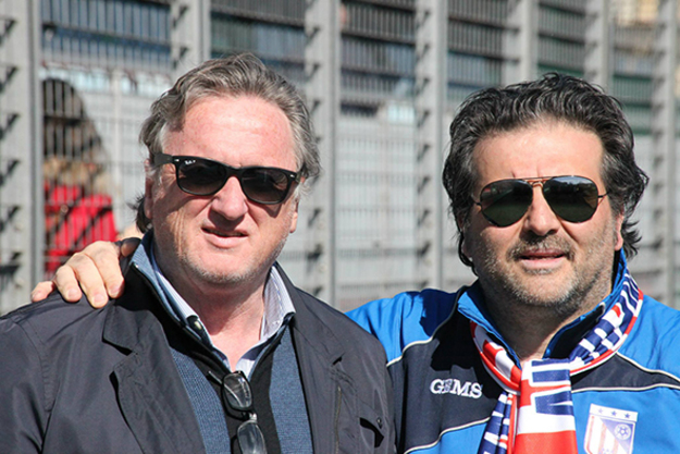 Il presidente Giovanni Mastropietro con Marco Guidi
