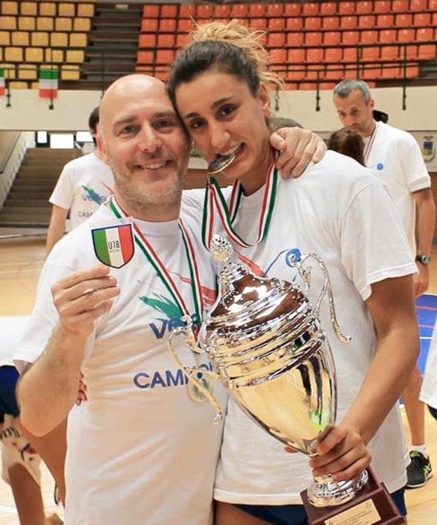 Cristofani ed una giocatrice