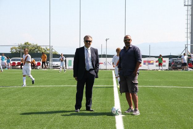 Il Sindaco De Carolis con Fabio Liverani