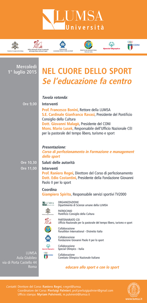 La locandina dell'evento