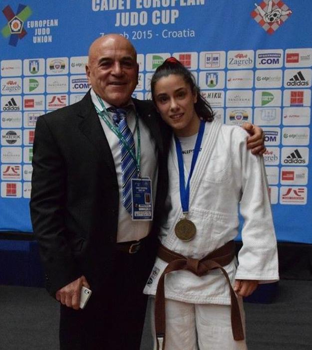 Flavia Favorini con il maestro Moraci