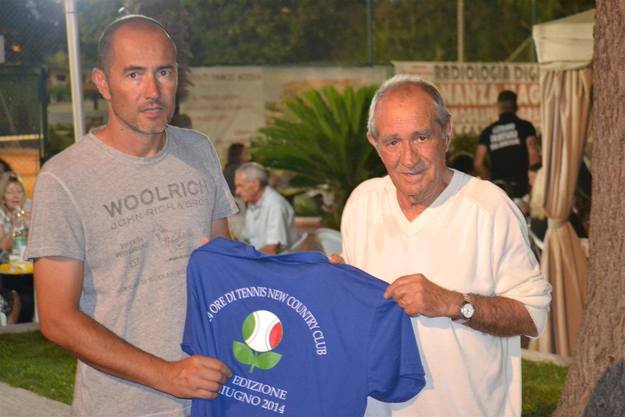 Marcello (a sinistra) con Modesto Molinari