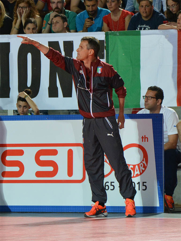 Il Ct Roberto Menichelli