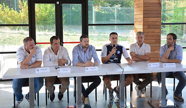 Da sinistra: Serafini, Casilli, Verde, Borsato, Ranieri e De Angelis