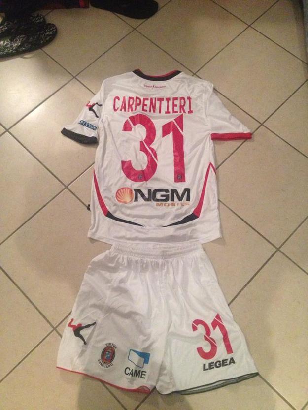 La maglia della prima convocazione in B