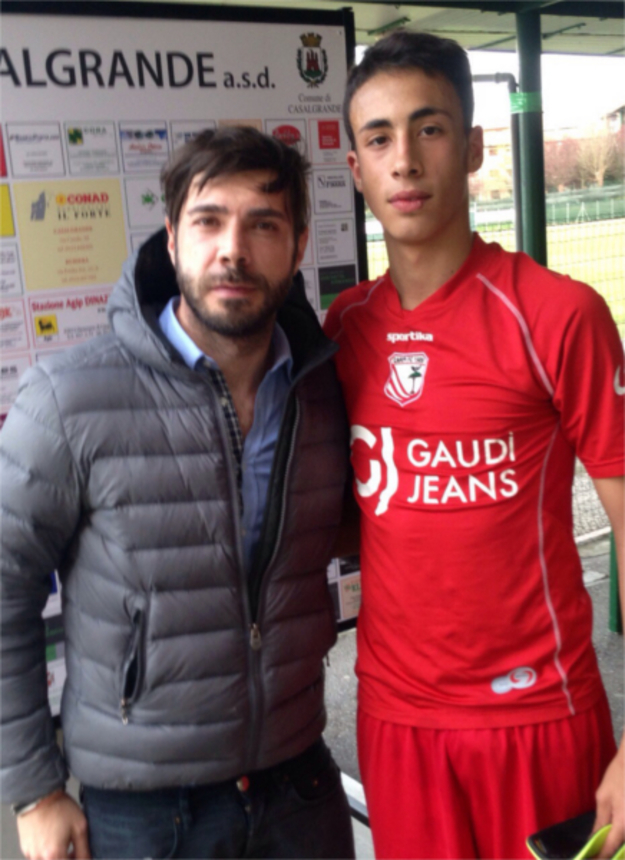 Il rsg Gianluca Vecchi con Emir Bokri ©Gazzetta Regionale