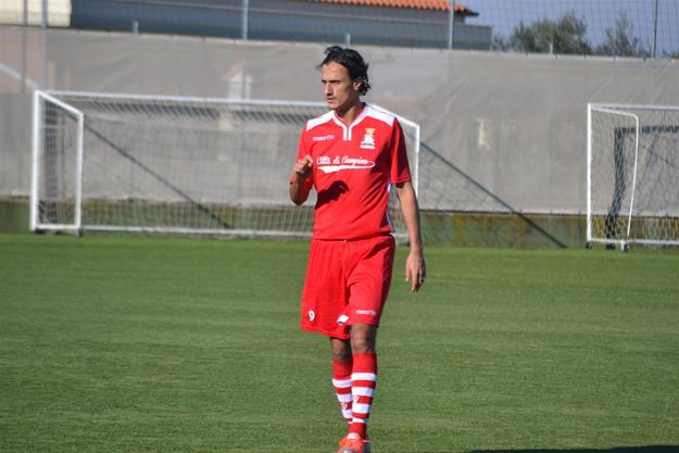Alessandro Spaziani con la maglia del Città di Ciampino