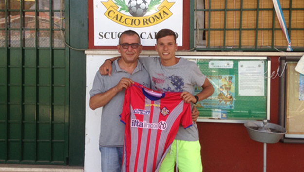 Ortenzi e Ferrara con la maglia grigiorossa © Gaz_Reg