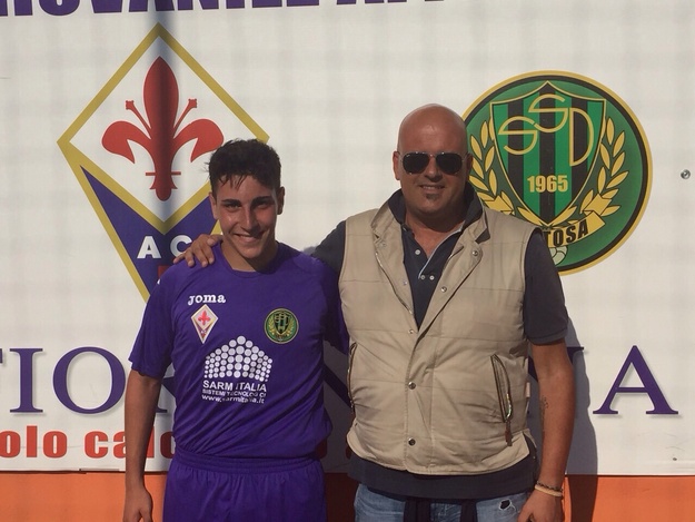 Colagrossi assieme al Ds Belli