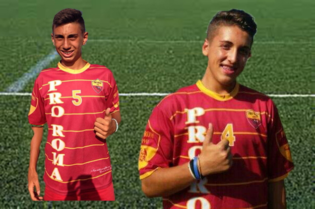 I due nuovi giocatori del Pro Roma