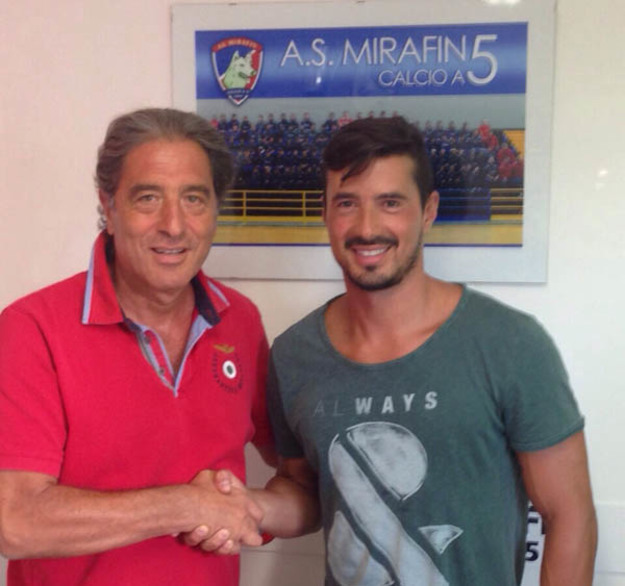 Il presidente Mirra e Vinicius Bacaro