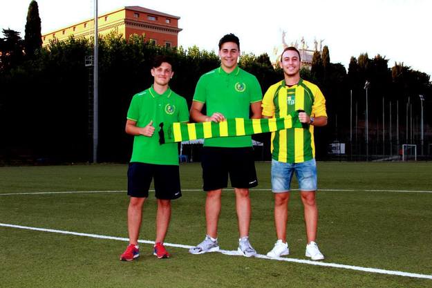 I tre giovani Juniores promossi in prima squadra  @foto facebook
