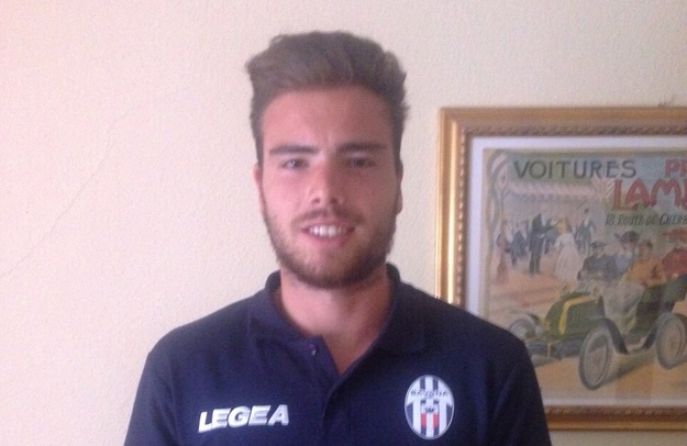 Matteo Forzati con la maglia del Savona