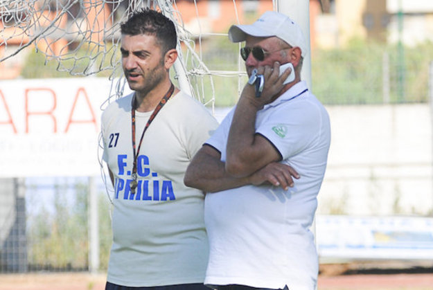 Fattori e il presidente Tassinari © Melocchi