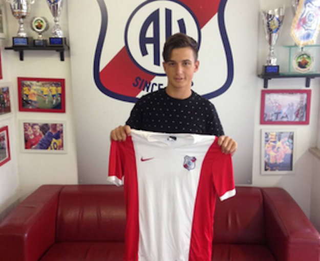 Carlo Alessio con la maglia dell'Atletico Vescovio