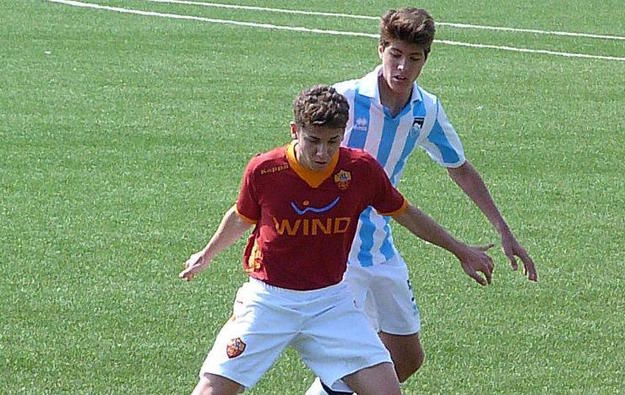 Mugnetti con la maglia della Roma Foto Facebook