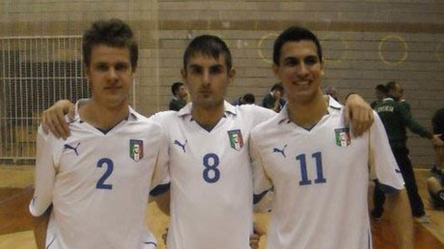 Giorgi con la maglia della nazionale Under 21