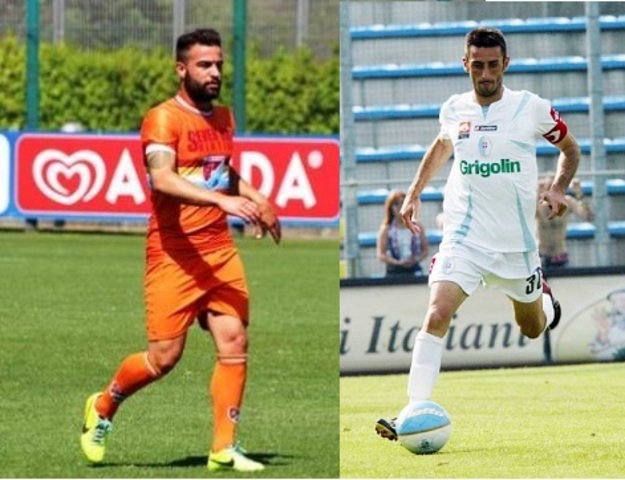 A sinistra Luciani con la maglia della Lupa Roma, a destra Gissi con quella del Treviso ©Facebook