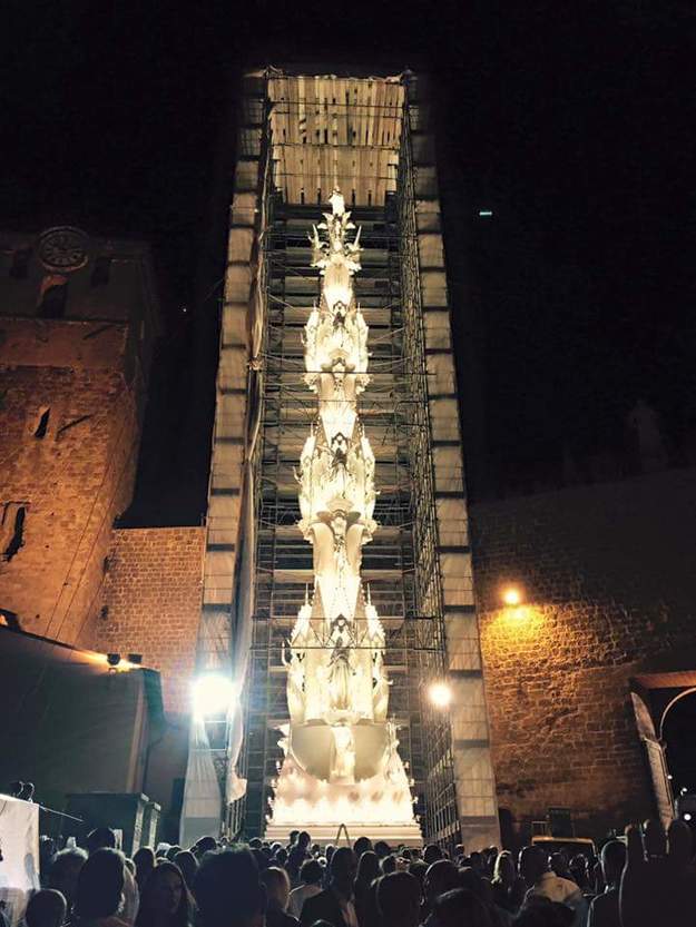 "Gloria", la nuova Macchina di Santa Rosa (© - Facebook)