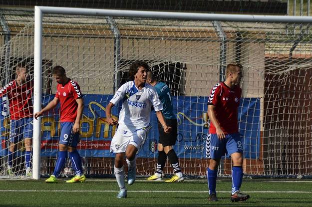 L'ex Carso Caparone ha siglato il gol vittoria contro il Senica ©trofeoshalom.com
