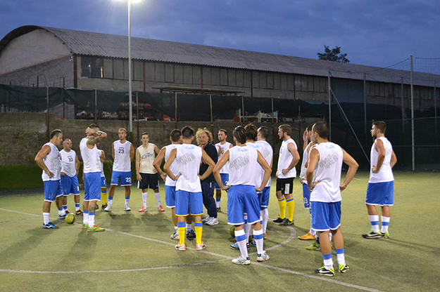 La United Aprilia al lavoro (Foto © United Aprilia)