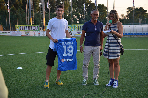 Federico Barba durante la presentazione del torneo