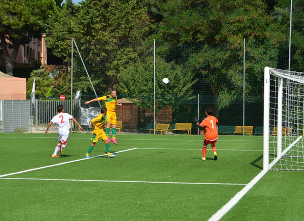 Uno scatto dal match