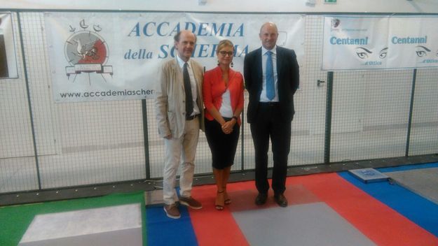 Paolo Molinari a Terni con i rappresentanti dell'Accademia