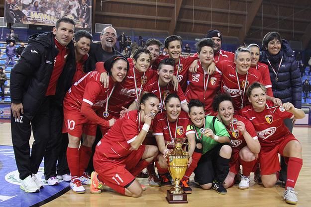 La Virtus Ciampino, vincitrice della Coppa Lazio nel 2015 (Foto © Marta Cantarelli)