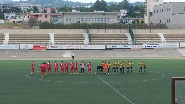 Un'immagine del match