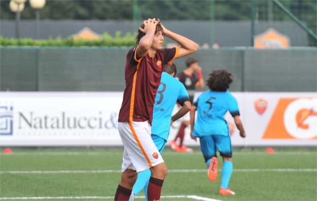La disperazione di Edoardo Soleri durante il match ©Laura Del Gobbo