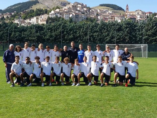 Una foto del Ladispoli in ritiro