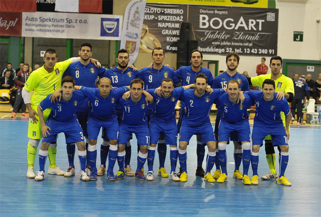 La nazionale italiana di futsal (Foto © Divisione calcio a 5/Cassella)