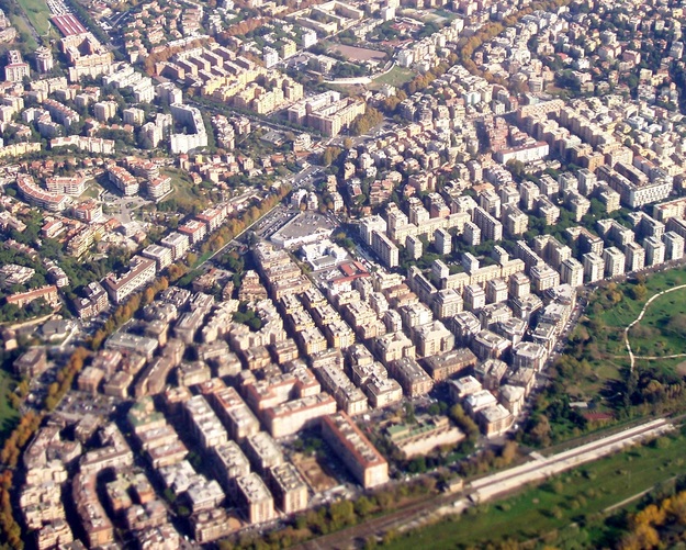 Uno scorcio della periferia romana