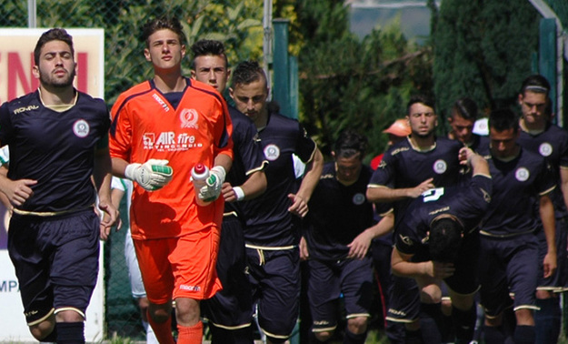 Il San Cesareo durante il suo ultimo ingresso in finale (foto ©GazzettaRegionale)