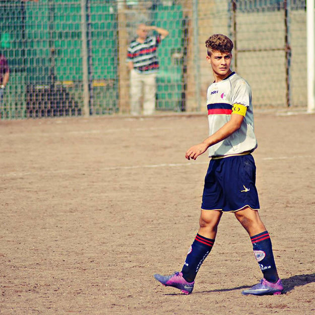 Gianluca Indino in maglia Ladispoli