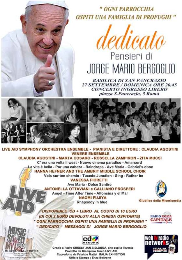 La locandina del concerto
