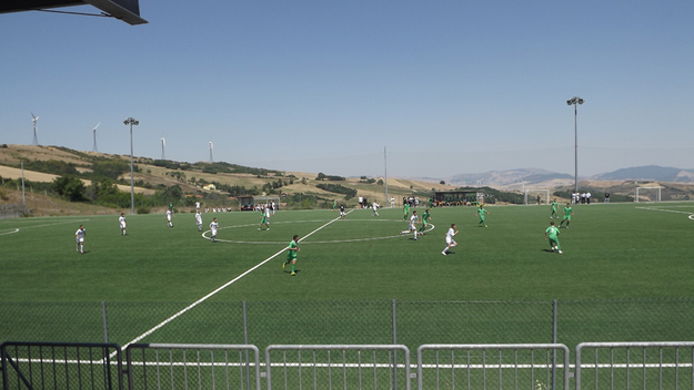 Lo stadio Armino di Lacedonia (Avellino)